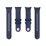 For Xiaomi Mi Band 8 Pro Solid Color Reverse Buckle Silicone Watch Band(Midnight Blue) - Image 4