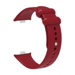 For Xiaomi Mi Band 8 Pro Solid Color Reverse Buckle Silicone Watch Band(Wine Red) - Image 3