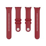 For Xiaomi Mi Band 8 Pro Solid Color Reverse Buckle Silicone Watch Band(Wine Red) - Image 4