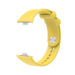 For Xiaomi Mi Band 8 Pro Solid Color Reverse Buckle Silicone Watch Band(Yellow) - Image 2