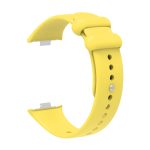 For Xiaomi Mi Band 8 Pro Solid Color Reverse Buckle Silicone Watch Band(Yellow) - Image 3