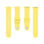For Xiaomi Mi Band 8 Pro Solid Color Reverse Buckle Silicone Watch Band(Yellow) - Image 4