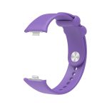 For Xiaomi Mi Band 8 Pro Solid Color Reverse Buckle Silicone Watch Band(Purple) - Image 2