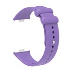 For Xiaomi Mi Band 8 Pro Solid Color Reverse Buckle Silicone Watch Band(Purple) - Image 3