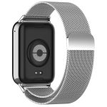 For Xiaomi Mi Band 8 Pro Milan Magnetic Steel Mesh Watch Band(Silver) - Image 2