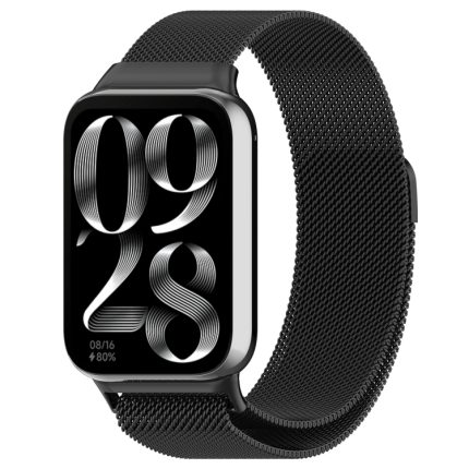 For Xiaomi Mi Band 8 Pro Milan Magnetic Steel Mesh Watch Band(Black)