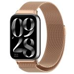 For Xiaomi Mi Band 8 Pro Milan Magnetic Steel Mesh Watch Band(Rose Gold)