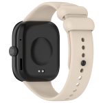 For Redmi Watch 4 Solid Color Liquid Silicone Watch Band(Starlight) - Image 2