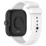 For Redmi Watch 4 Solid Color Liquid Silicone Watch Band(White) - Image 2