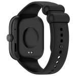 For Redmi Watch 4 Solid Color Liquid Silicone Watch Band(Black) - Image 2