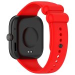 For Redmi Watch 4 Solid Color Liquid Silicone Watch Band(Red) - Image 2