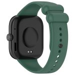 For Redmi Watch 4 Solid Color Liquid Silicone Watch Band(Dark Green) - Image 2