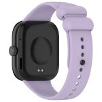 For Redmi Watch 4 Solid Color Liquid Silicone Watch Band(Purple) - Image 2
