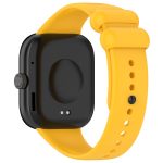 For Redmi Watch 4 Solid Color Liquid Silicone Watch Band(Yellow) - Image 2