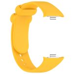 For Redmi Watch 4 Solid Color Liquid Silicone Watch Band(Yellow) - Image 4