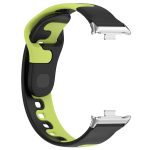 For Redmi Watch 4 Stitching Dual Color Silicone Watch Band(Black Green) - Image 4