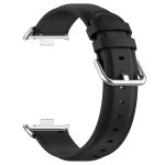 For Redmi Watch 4 Round Tail Top Layer Leather Watch Band(Black) - Image 4