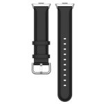 For Redmi Watch 4 Round Tail Top Layer Leather Watch Band(Black) - Image 5