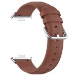 For Redmi Watch 4 Round Tail Top Layer Leather Watch Band(Brown) - Image 4