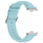 For Redmi Watch 4 Round Tail Top Layer Leather Watch Band(Light Blue) - Image 3
