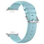 For Redmi Watch 4 Round Tail Top Layer Leather Watch Band(Light Blue) - Image 4