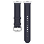 For Redmi Watch 4 Round Tail Top Layer Leather Watch Band(Dark Blue) - Image 5