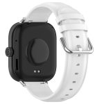 For Redmi Watch 4 Round Tail Top Layer Leather Watch Band(White) - Image 2