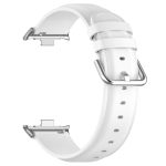 For Redmi Watch 4 Round Tail Top Layer Leather Watch Band(White) - Image 4