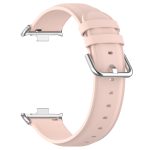 For Redmi Watch 4 Round Tail Top Layer Leather Watch Band(Pink) - Image 4