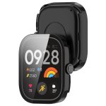 For Redmi Watch 4 PC + Tempered Film Integrated Watch Case(Black) - Image 4