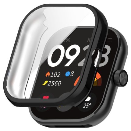 For Redmi Watch 4 Full Package TPU Electroplated Watch Protective Case(Black)