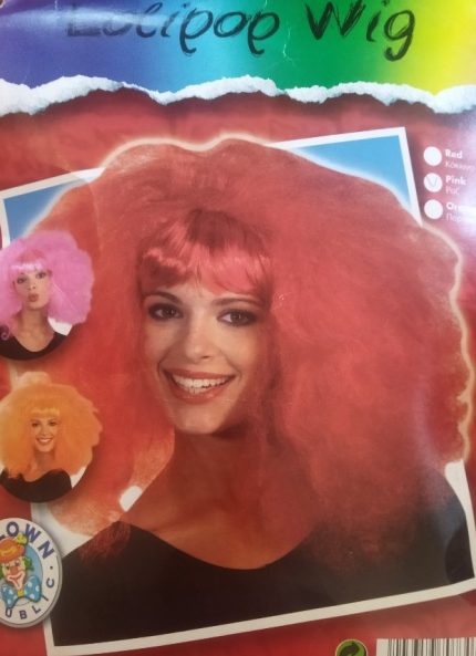 Αποκριάτικη Περούκα Lolipop (Ροζ)