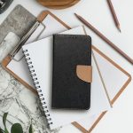 Fancy Book για SAMSUNG A13 5G / A04S μαύρο / χρυσό - Image 6