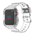 Για Apple Watch Ultra 49mm Armor Integrated TPU Watch Band (Διαφανές)