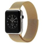 Για Apple Watch 42mm Milanese Loop Μαγνητικό λουράκι ρολογιού από ανοξείδωτο χάλυβα (χρυσό)