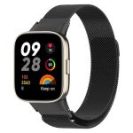Για Xiaomi Redmi Watch 3 / Mi Watch Lite 3 Milanese Metal Watch Band (Μαύρο)