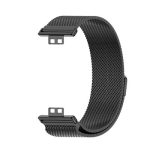 Για Huawei Watch Fit Mijobs Milan Μαγνητικό λουράκι από ανοξείδωτο ατσάλι (μαύρο)