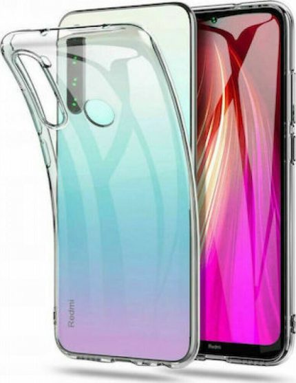 2mm Back Cover Σιλικόνης Διάφανο (Redmi Note 8T)