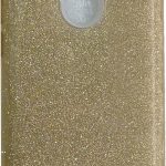 Glitter Back Cover Σιλικόνης Χρυσό (Redmi 5 Plus)