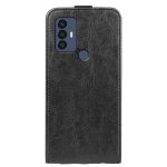 For TCL 30 SE/305/306 R64 Texture Single Vertical Flip Leather Phone Case(Black) - Image 4
