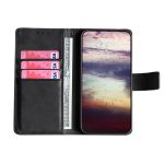 For TCL 30 SE/306/305/Sharp Aqous V6/V6 Plus Skin Feel Crocodile Magnetic Clasp Leather Phone Case(Black) - Image 4