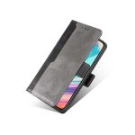 For TCL 30 SE/306/305/Sharp Aqous V6/V6 Plus Contrast Color Side Buckle Leather Phone Case(Black + Grey) - Image 2