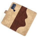 For TCL 30 SE / 305 / 306 Stitching Horizontal Flip Leather Phone Case(brown) - Image 4