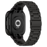 For Xiaomi Redmi Watch 3 / Mi Watch Lite 3 2 in 1 Three-bead Metal Watch Band with Watch Frame(Black) - Image 3
