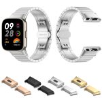 For Xiaomi Redmi Watch 3 / Mi Watch Lite 3 1 Pair Metal Watch Band Connector(Black) - Image 3
