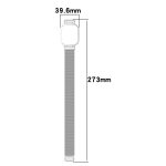 Για Xiaomi Redmi Watch 3 / Mi Watch Lite 3 2 in 1 Milan Metal Watch Band με πλαίσιο ρολογιού (Rose Gold) - Image 5