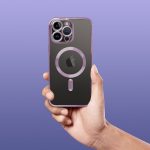 Θήκη Electro Mag Cover συμβατή με MagSafe για IPHONE 15 PRO MAX μωβ - Image 3
