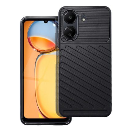 Θήκη THUNDER για XIAOMI Redmi 13C μαύρη