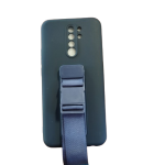 ROPE CASE GEL CASE WITH A LANYARD CHAIN HANDBAG LANYARD XIAOMI REDMI 9 NAVY BLUE