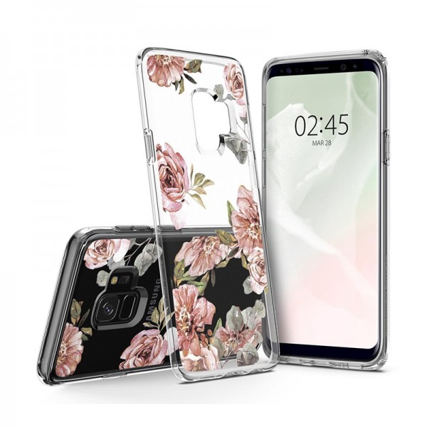 8809565305122-4 Θήκη Spigen Liquid Crystal Blossom Back Cover για Samsung Galaxy S9 (Flower) - Image 1